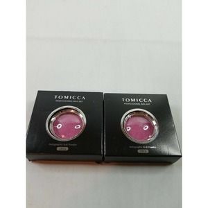 TOMICCA Pink Holographic Nail Powder Manicure Pedicure Nail Art 2 Pack